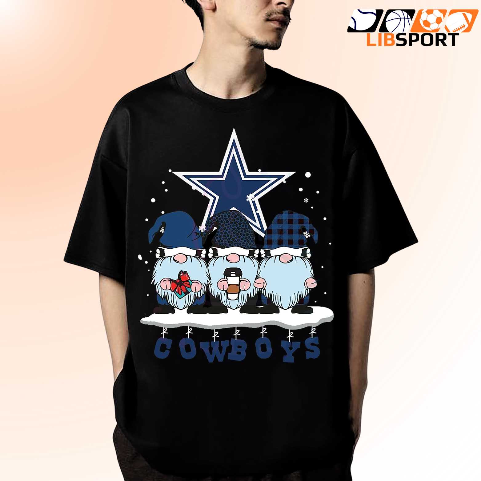 Dallas Cowboys Gnomes T-Shirt, Nfl Football Tee, Funny Game Day Shirt